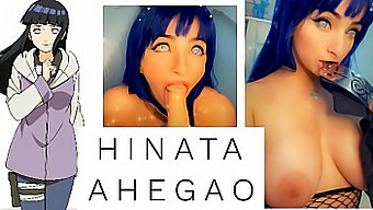 Payudara Besar Dan Payudara Besar Hinata Mendapat Blowjob - Naruto Cosplay Porn