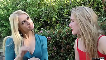 Lilly Lit Y Sarah Vandella Comparten Una Polla En Una Escena De Vaquera Salvaje