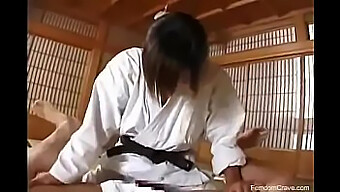 Japanese Wife Gets Humiliated And Pegged By Her Karate Master