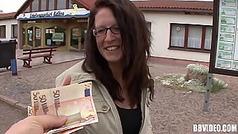 German Brunette Enjoys Hardcore Fucking For Cash