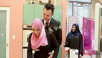 Daddy'S Little Helper - Big Ass Busty Teen In Hijab Gets Fucked Hard