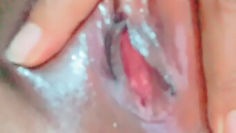 Close-Up Of Nidhi'S Amazing Hairy Pussy