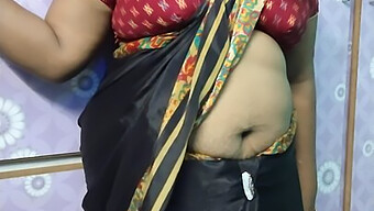 Mature Indian Aunty Gives A Blowjob From Behind