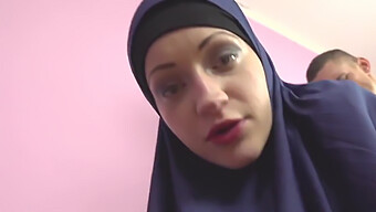 American Muslim Woman Gets Caught Watching Porn And Gets A Handjob...